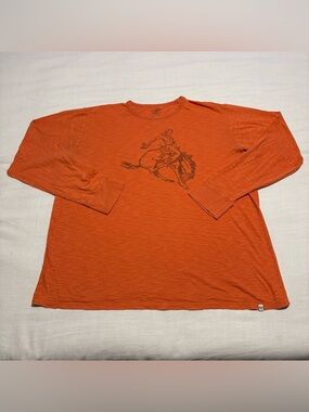 Men’s 47 Brand Oklahoma State Cowboys Long Sleeve Tee | Orange | Size XXL | READ